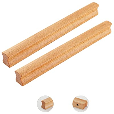 pingping1991 2 Piezas Tiradores Madera de Muebles Tiradores de arco Manija de Los Muebles Tiradores Cocina Tiradores para Cajones,Largos Manillas Armario(Size:length 1200mm/47in)