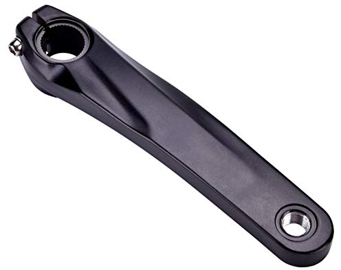 Fahrrad-Kurbelarm, Aluminiumlegierung, 266 g, linker Kurbelarm, linker Kurbelarm, 22 x 4,5 x 3 cm, für M4050, M590, M610, SLX XT Kurbelgarnitur (schwarz)