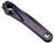 Fahrrad-Kurbelarm, Aluminiumlegierung, 266 g, linker Kurbelarm, linker Kurbelarm, 22 x 4,5 x 3 cm, für M4050, M590, M610, SLX XT Kurbelgarnitur (schwarz)