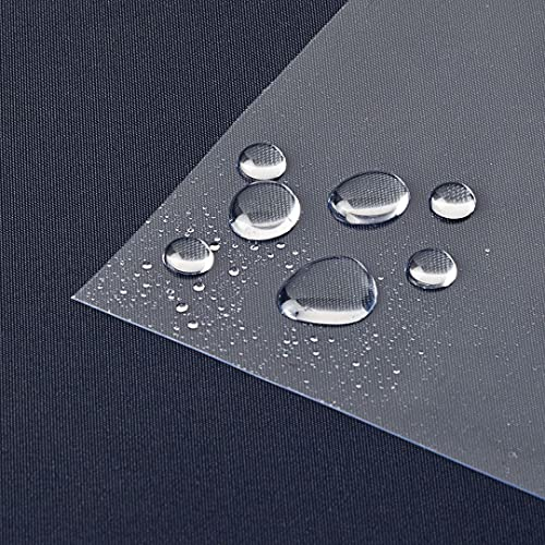 laro 0,30 mm Dicke Tischfolie Tischdecke Transparent Durchsichtig Abwaschbar Garten-Tischdecke Tischschutz-Folie PVC Plastik-Tischdecken Wasserabweisend Eckig Meterware |07|, Größe:100x240 cm