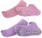 FOX-TECH Yoga Socken für Damen, 2 Parre rutschfeste Stoppersocken ABS Socken für Yoga, Pilates,Krankenhaus,Rutschfeste Slipper,StopperSocken für Zuhause,Workout,Sport, 35-39 (Lila+Rosa)
