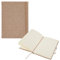 Idena 12256 - Notizbuch Glitter, champagner, 14 x 20 cm, kariert, 100 g/m², 160 Blatt, mit Froschtasche, Leseband und Gummibandverschluss, 1 Stück