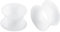 Wycian Tunnel Dünn, Tunnel 4MM Silikon Band Weiß 2STCK 6g Silikon Ear Gauge Expander Set für Männer Frauen
