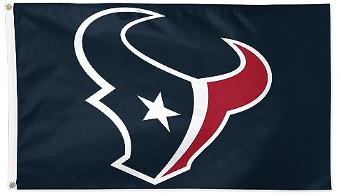WinCraft Houston Texans Flagge, einseitig, 90 x 150 cm, Primärlogo