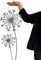 Terma Metall Pusteblume grau XXL 140 cm Höhe Pusteblume Gartenstecker, Gartenfigur groß, Metallfigur Garten,