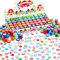 JOYIN 50 Stück Mini Stempel für Kinder Ab 2 Jahre - 5 Farben, 50 Designs für Kindergeburtstag Mitgebsel, Stempelset Kleine Geschenke, Weihnachten Halloween Gastgeschenke