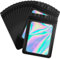 Durimoiy 100 Stück schwarze Mylar Holographic Bags Verpackungsbeutel, klare wiederverschließbare geruchssichere Beutel Folie Pouch Zipper Beutel für Lebensmittel Lagerung, Lipgloss, Schmuck(9x16 cm)