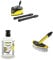 Kärcher 2.644-074.0 T7 Plus T-Racer Surface Cleaner & Kärcher 62957650 3-in-1 Stone Plug and Clean - Black & Kärcher 2643-233.0 Soft Washing Brush - Pressure Washer Accessory