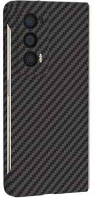 COQUE per Honor Magic V2, Le custodie Pieghevoli per telefoni Honor Magic V2 Carbon Series Flip Series(Nero)