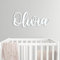 Targhette personalizzabili in legno con nome per bambini, decorazione da parete, lettere in legno con nomi da parete, lunghezza 45 cm