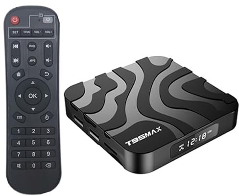 Android TV Box 12.0, 4GB RAM 64GB ROM Allwinner H618 Chip, Android TV Boxes 4K 6K Wifi 6 2.4G/5G Dual Wifi Bluetooth 5.0 3D 100M Ethernet Set Top Box,4GB+64GB