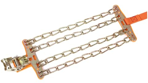 Gatuida 4 Lkw Radketten Reifen Schneeketten Eiskette Rutschfest Sicherheitsgurtketten Kabelbinder Suv-radkette Schneeketten Im Winter Eisenkette Sicherheitskette Die Kette Der Schnee Wagen