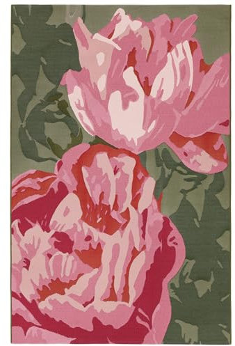 RugVista Rosabel Teppich - Rosa/Grün Teppich 140x200 Moderner Teppich