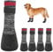 4 Stück Hundesocken Pfotenschutz Anti-Rutsch Hundesocken mit verstellbaren Riemen Hunde Schuhe Outdoor atmungsaktiv Hundeschuhe Hundesocken S