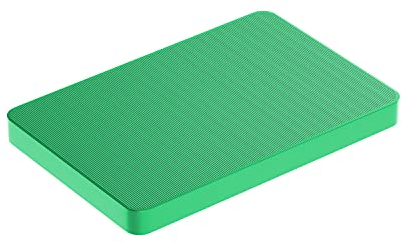 BAUHELD® Lot de 100 rondelles universelles 60 x 40 x 5 mm – Rondelles vertes en plastique [fabriquées en Allemagne] – Convient comme entretoise, plaque en plastique, soucoupe ou cales de vitrage