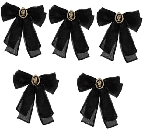 LIFKOME 5stücke Damen Vintage Brosche Mit Großem Schleifen-design Für Kleider Mäntel Und Schals Vielseitige Dekoration Für Partys Und Besondere Anlässe Accessoire Für Outfits