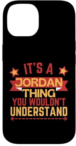 iPhone 14 Jordan Name Funny Gift For Jordan Case