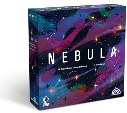 Wonderbow Nebula Brettspiel • Sternen-Puzzler für die ganze Familie • Leuchtet im Dunkeln • Für Erwachsene & Kinder ab 8 Jahren (Deutsch), 2-4 Spieler