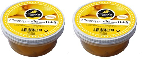 Citron confit façon beldi 220 gr (pour plats salés) (Lot de 2)