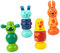 ANDRESLAD Interactive Kids Toys 4pcs Wooden Screw Toys for Toddlers 1-3 Years Old Toys Set Preschool Educational Blocks Learning Toys Colors