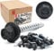 250x Vis autoforeuse metal 4,8x20 mm | RAL 7016 gris anthracite | vis autoperforante avec rondelles metal | vis à bois, vis bac acier, tirefond | Lun Fix