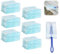 COWANIEE 60 Pcs Flash Dust Magnet, Disposable Electrostatic Dust Magnet Starter Kit, Flash Magnetic Duster, Dirt and Hair for Home & Car Cleaning with 1 Handle