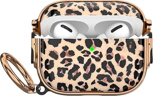Valkit Schutzhülle für AirPods Pro 3. Generation mit Schloss, niedliche AirPods Pro 3 Hülle, schützende Harte AirPod Pro 3 Abdeckung für Damen und Herren, mit Schlüsselanhänger für Airpod Pro 3