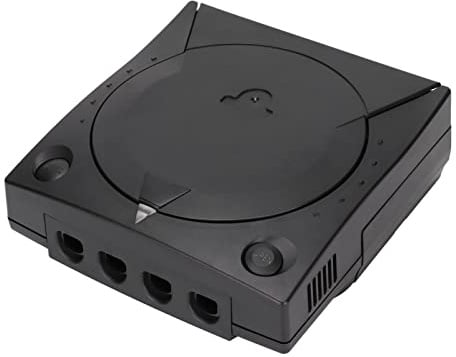 EIMSOAH Dreamcast DC Schwarze ABS-Schutzgehäuseschale für Umfassenden Schutz, Komfortables Ergonomisches Design, für Spielekonsolenliebhaber