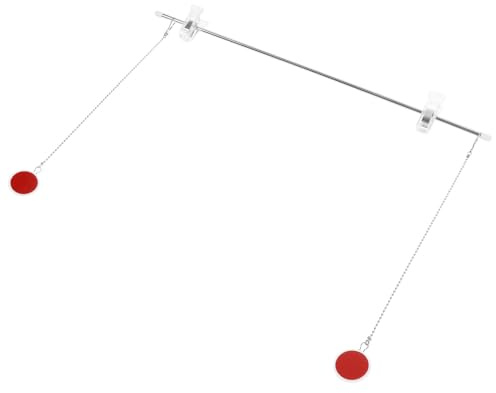 BESPORTBLE Stainless Steel Hanging Poster Pole Plastic Hooks, Easy to Use Dowel Hanger for Artwork Scrolls and Painting Frames, Change Photos Without Damage, for Store Displays and Banners