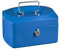 Idena 50027 - Geldkassette 6, Größe 155 x 120 x 90 mm, Farbe Blau, 1 Stück
