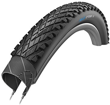 XLC Unisex – Erwachsene CrossX Fahrrad Reifen, Schwarz, 26x2.0
