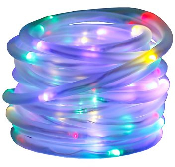 Mauk 1989, Lichtschlauch, Plastik, Bunt, 25 x 8 x 16 cm