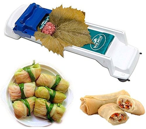 Volwco Küchenrollwerkzeug für Gemüse und Fleisch, Sushi Roller Dolma Sarma Roller gefüllte Traubenkohl Blätter Rollmaschine für Anfänger und Kinder