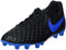 Nike Tiempo Legend 8 Elite Fg - Botas De Fútbol Unisex Adulto, Multicolor (Black/Black-Blue Hero 4), 40 EU, Par