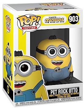 Funko Pop! Movies: Minions 2- Pet Rock Otto - Vinyl-Sammelfigur - Geschenkidee - Offizielle Handelswaren - Spielzeug Für Kinder und Erwachsene - Movies Fans - Modellfigur Für Sammler und Display
