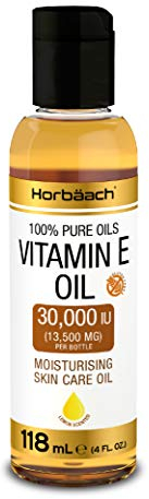 Vitamin E Oil | 100mL | All Skin Types | Moisturising Skin Care Oil | Pure & Natural | by Horbaach