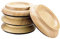 VOARGE 4 STÜCKE Bodenschoner Piano Caster Cups Piano Foot Pads, Möbeluntersetzer aus Hartholz, 4er-Set Eiche natur, Klavier Caster Cups Zubehör (Wood)
