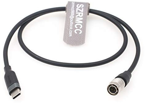 SZRMCC USB C Typ C für Hirose 4-poliges PD-Trigger-Netzkabel für Zoom F4 F8-Audiogeräte 688 644 633