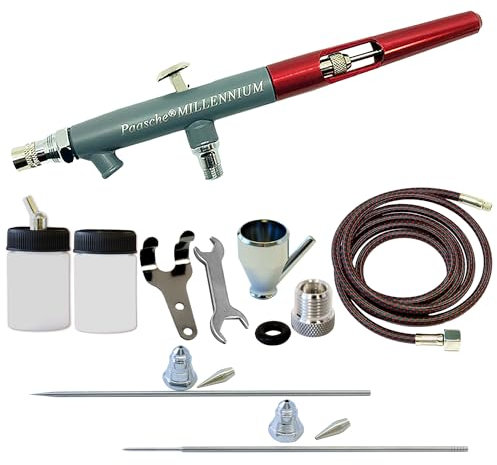 Paasche MIL-3AS Airbrush Sets, Metall, silber