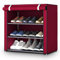 EE EVISEN Zapatero Tela Para Interior, Exterior y Armario Con Cremallera - Organizador Zapatos Para Habitación, Camping, Recibidor, Entrada
