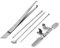 Blantye 5pcs Capon Coltello Strumento in Acciaio Inox Kit di pollame Aziende di pollame Strumento Veterinario per Pollo