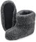 ESTRO Warme Hausschuhe Damen Winter - Hüttenschuhe Herren Pantoffeln Winter Hausstiefel Damen Warme Hausschuhe Herren OLE (44 EU, Anthrazit)