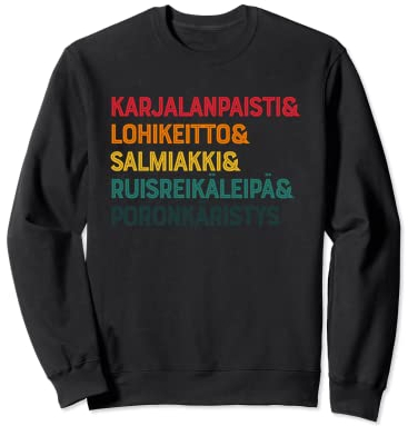 Karjalanpaisti Coupelle finlandaise célèbre Sweatshirt