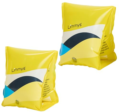 Limmys Brazaletes de Natación para Niños Flotadores Seguros y Cómodos para Niños de 1 a 6 Años – Brazaletes Suaves y Resistentes para Niños y Niñas