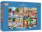 School Days | 4 x 500 Piece Jigsaw Puzzles Age 8+ | Multi-Box Jigsaw | Sustainable Puzzle for Adults | Premium 100% Recycled Board | Great Gift for Adults | Gibsons Games