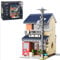 CaDA Master C66010W Japanese Tea House Bausteine klemmbausteine, Bricks MOC Street View House Building Kit mit Beleuchtung (1200 Stück)