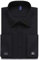 Alimens & Gentle Herren Kleid Shirts Langarm Solid Stretch Faltenfest Formal Shirt Business Button Down Shirt, Schwarz, L