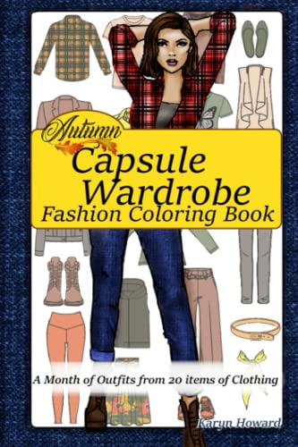 Autumn Capsule Wardrobe: Fashion Coloring Book
