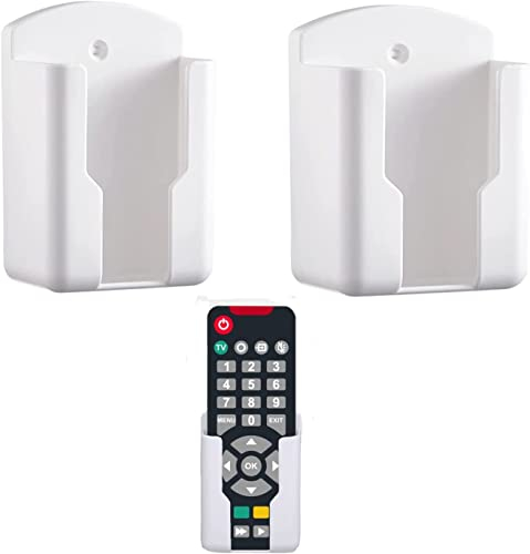 LATRAT 2 soportes para mando a distancia de pared, organizador de mando a distancia, soporte para bolígrafos, soporte de pared, aire acondicionado, estanterías de almacenamiento