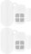 ThreeH 2 Packs porta finestra sensore di allarme con 2Packs telecomando 130db Wireless magnetico casa sicurezza sensori allarme per Home Store